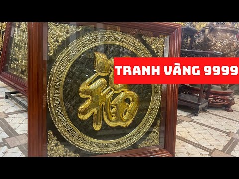 Tranh chữ cao cấp nhất Việt Nam vàng 9999, 0339.737.519 Ngọc Anh Đồng Mỹ Nghệ