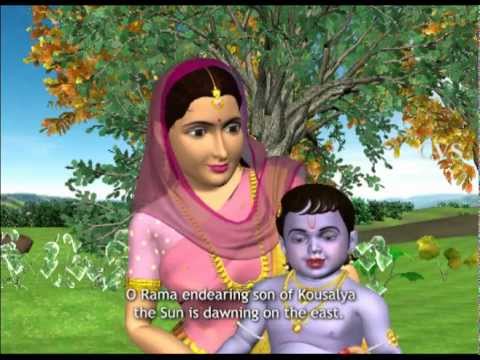 Sri Venkateswara Suprabhatam 3D Animation Songs Part 1
