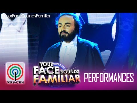 Your Face Sounds Familiar: Nyoy Volante As Luciano Pavarotti -