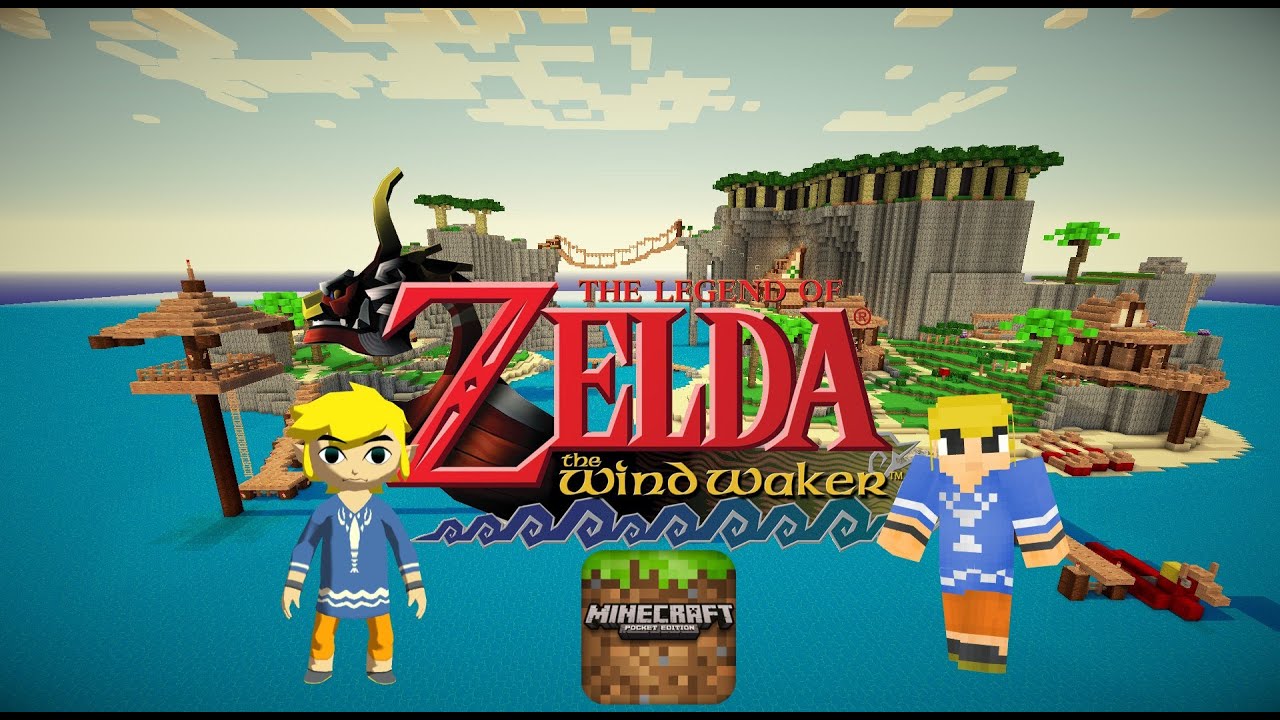 Outset Island From The Legend of Zelda Wind Waker In Minecraft PE ...