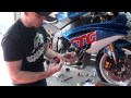 LSL Crash Pad Frame Sliders Review and Install Video from SportbikeTrackGear.com YouTube Video