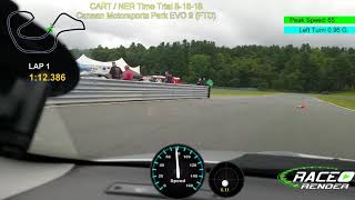 Canaan motorsports club Time Trials EVO 9