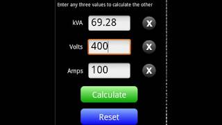 Amps To Kw Conversion Chart