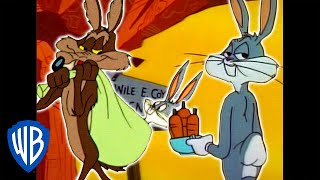 Looney Tunes | Wile E. Coyote Genius vs. Bugs Bunny | Classic Cartoon Compilatio
