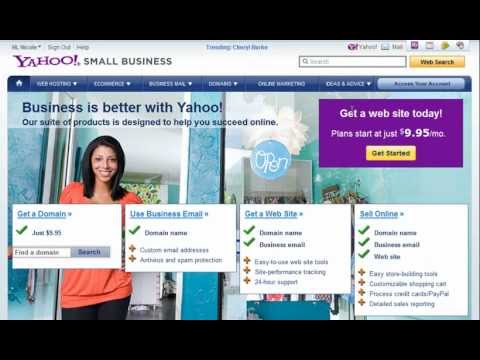 Gambar web hosting control panel yahoo