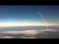 Space Shuttle Launch: Viewed From an Airplane