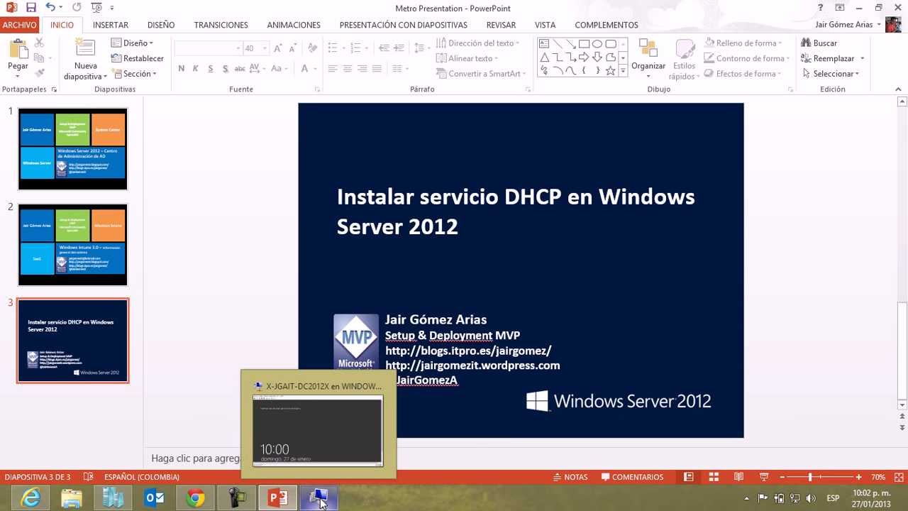 INSTALAR SERVIDOR WINDOWS instalar servidor windows: