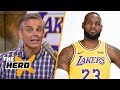 Colin Cowherd reacts to LeBron's first media day with the Lakers | NBA | THE HERD