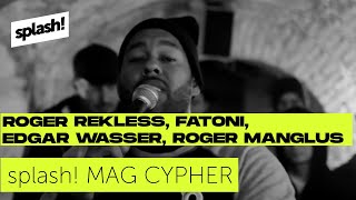 splash! Mag Cypher #3: Roger Rekless, Fatoni, Edgar Wasser, Roger Manglus (Archiv)