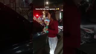 Viral Pengamen Cantik Ibukota Bikin Heboh