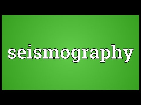Header of seismography