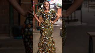 Gorgeous African Kitenge Designs For Ladies Long Gown