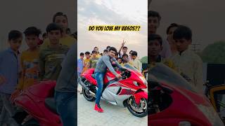 Do you love my s? Ekdum Sach batana ?? 😅 #farazstuntrider #bikers #superbikes #h