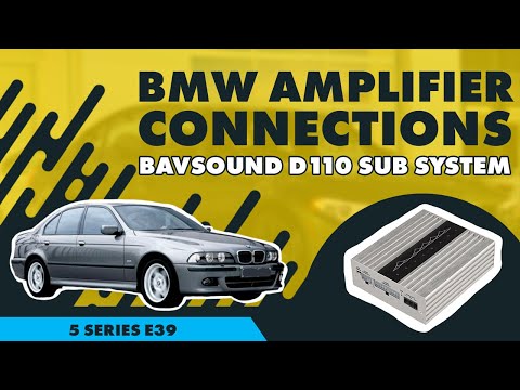Установка усилителя в BMW E39, видео