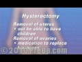 PreOp® Patient Education Hysterectomy Removal of Uterus, Ovaries and Fallopian Tubes Surgery
