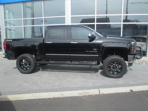 2014 Chevy Silverado 1500 LTZ Black Widow Lifted Truck ...