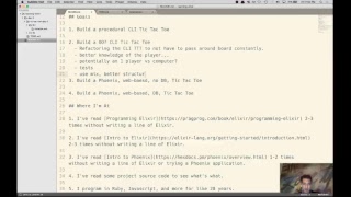 Live Learning Elixir Part 1
