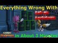 (Parody) Everything Wrong With Sonic Boom - Lair on Lockdown in About 3 Minutes