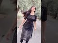 Desi girl in black leggings transparent kurti HOT