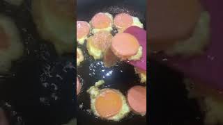 ,Deep Egg Fried Jinjuham Sausage
