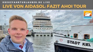 LIVE von AIDAsol: Wie war die AIDA AHOI Tour ohne Landgang? Frühstücksfernsehen mit Fabian