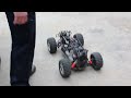ShengQi 1/5 petrol truck short test drive.