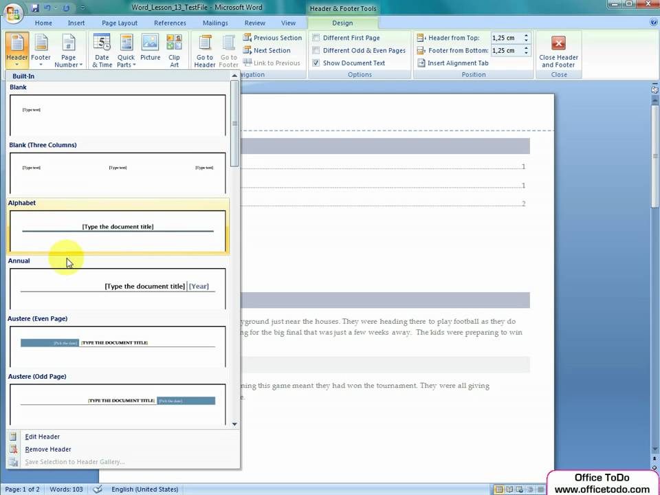 document info in footer in word document info in footer in word