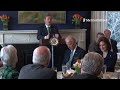 Taoiseach Enda Kenny Presents U.S. Vice President Joe Biden with a Certificate of Irish Heritage