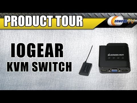 Newegg TV: IOGEAR GCS24U 4-Port USB Cable KVM Switch Product Tour