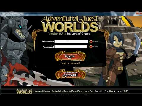 how to make an aqworlds trainer