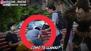 Death Note Prank | Broma Matando gente con una libreta - cristian inustar