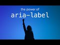 How aria-label works with ADA Accessibility in HTML