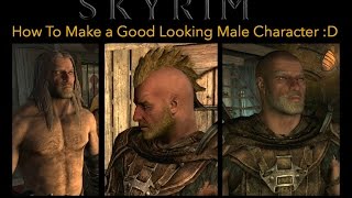 Skyrim - How To Make a Good Looking Male Character (Nord) :D (Turn on Subtitles!)