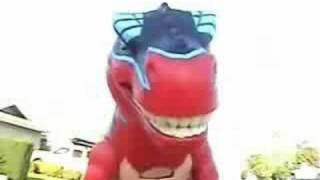 Dinosaur Eats Teen Guy