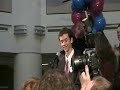 Maggie Walker Alum Tobin Van Ostern Introducing Barack
