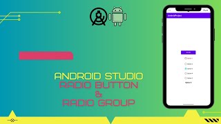 How To Create A Radioon & A Radiogroup - Android Studio Java