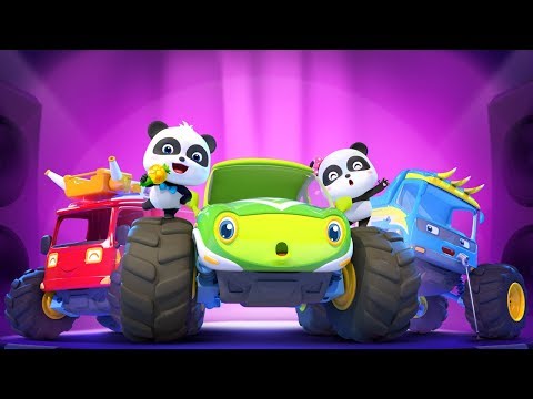 baby panda s singing contest monster car story kids songs