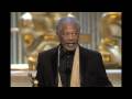 Morgan Freeman winning an Oscar® for "Million Dollar Baby"