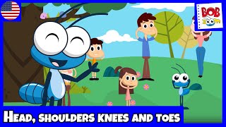 Head, Shoulders, Knees And Toes - Bob Zoom Nursery Rhymes & Kids Songs Official English