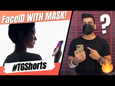 Use FaceID in iPhone with Mask On | #TGShorts #Shorts🔥🔥🔥