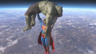Superman Vs Hulk Full Fight