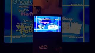 Sneak Peeks Menu From Disney Learning Adventures Winnie The Pooh Abcs & 123S 2004 Dvds