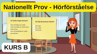 Nationellt Prov - Hörövning Kurs B Sfi