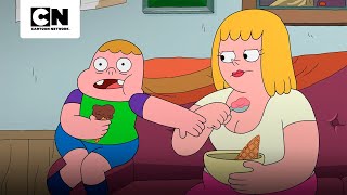 Surpreso Ao Ver A Reação Do Seu Vizinho Comendo Sorvete Clarêncio. O Otimista Cartoon Network