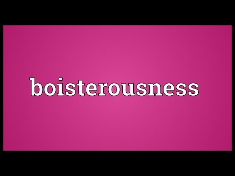 Header of boisterousness