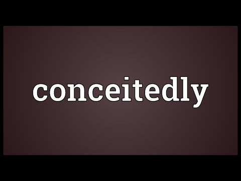 Header of conceitedly