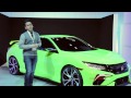 Redline First Look: 2016 Honda Civic Concept - 2015 NYIAS