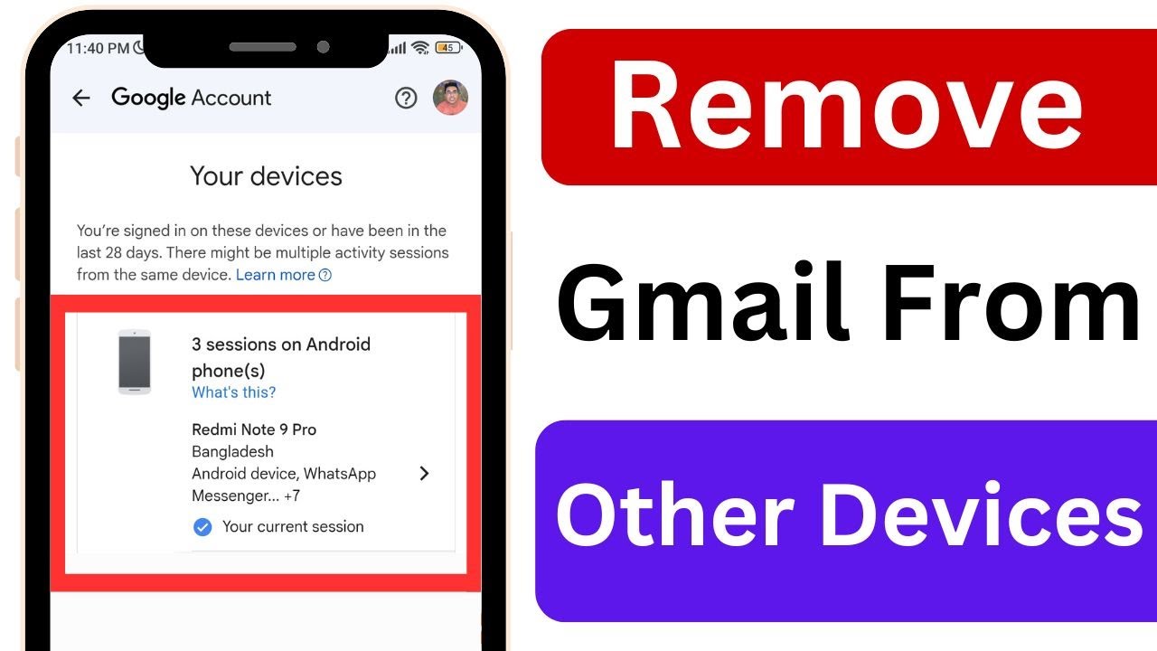 How to Disable Google Account from Others Device | How to Disable Google Account from Others Device |