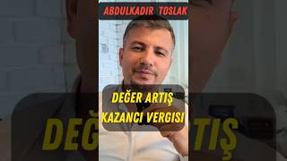 Durduk Yere Vergi̇ Ödemeyi̇n Değer Artiş Kazanci Vergi̇si̇