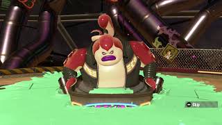 Splatoon 2 Boss Gameplay Octo Samurai